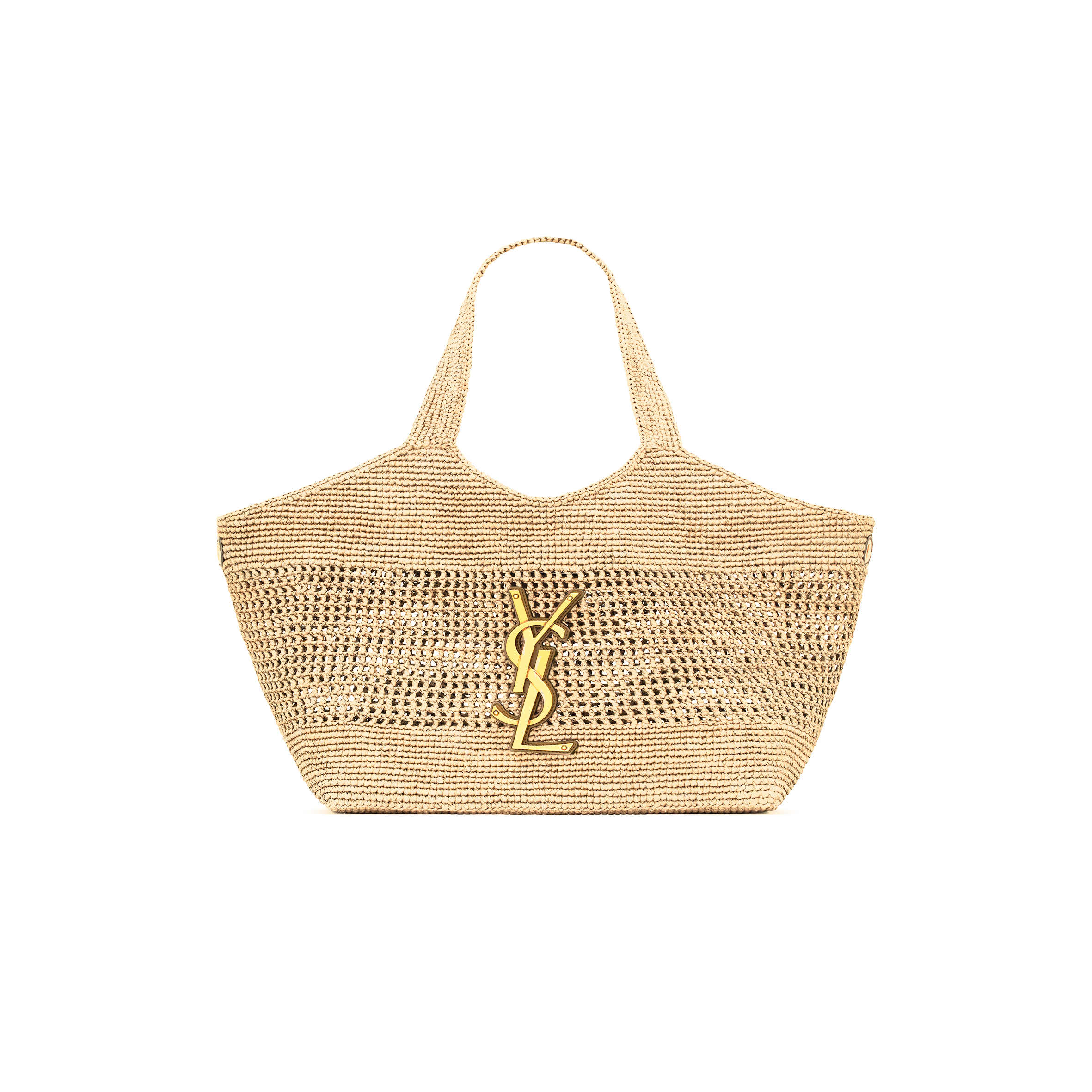 YSL ICARE MEDIUM IN RAFFIA 868748 (31*28*15cm)